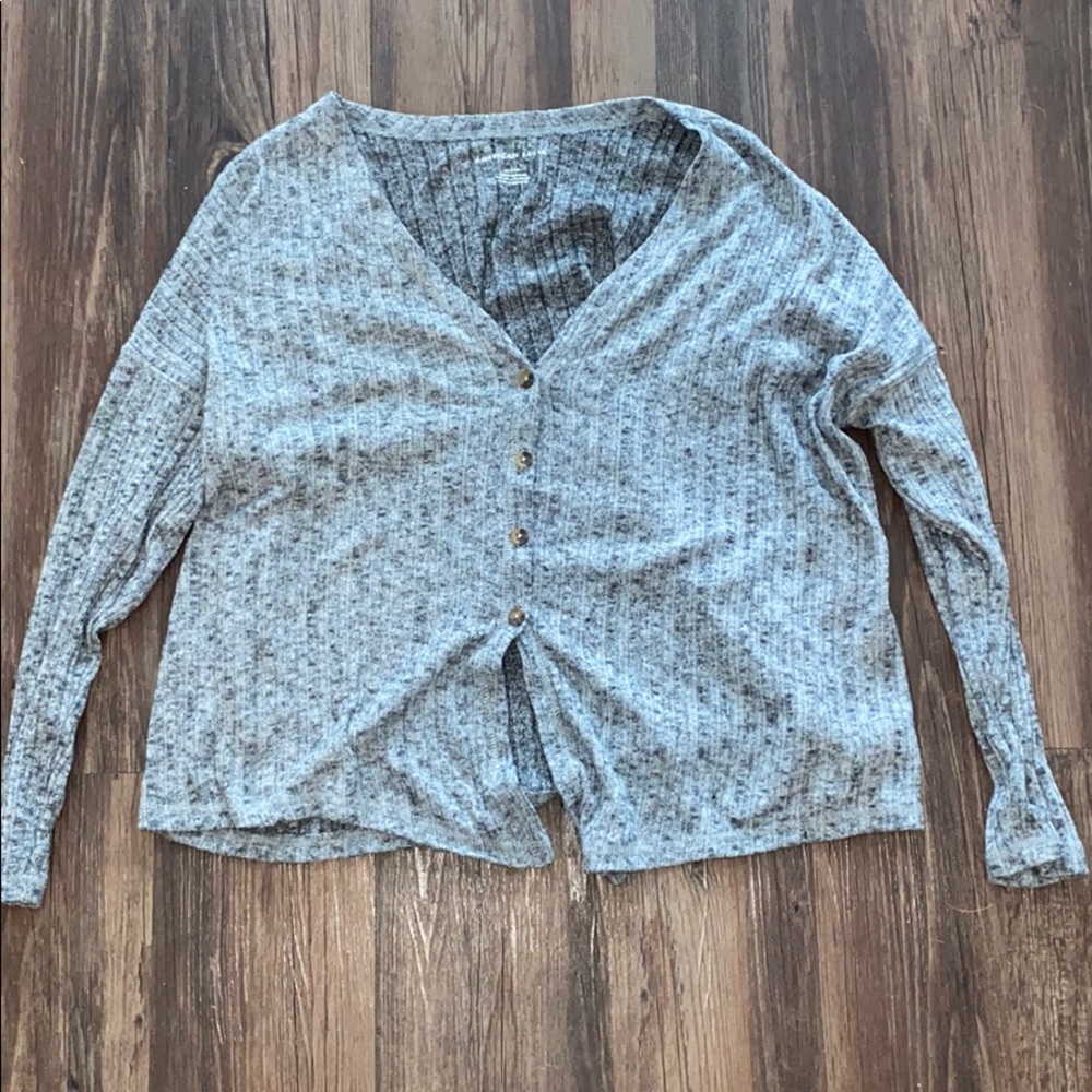 American Eagle Long Sleeve Front Tie